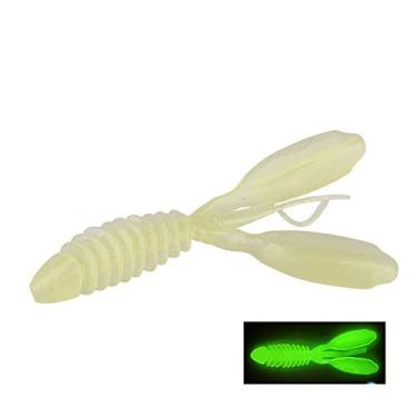 Imagem de East Rain Isca macia de lagosta rosqueada de 2,9 pol. 0,10/5,7 g. Iscas de camarão lagostins Shad Drop Shot Panfish Bluegill Bass Walleye mar oceano lago riachos rio