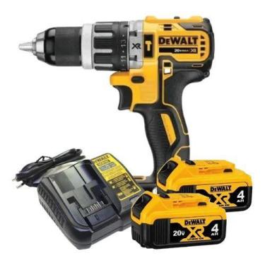 Imagem de Furadeira Parafusadeira Imp 2 Baterias 20v 4ah Dcd796 Dewalt - Makita