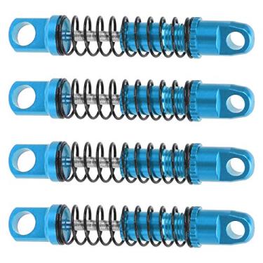 Imagem de SPYMINNPOO Metal Spring Damper Impact Absorção Amortecedores para Jimny 1/16 Carro RC (Azul)