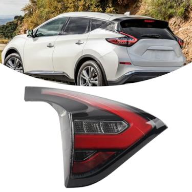 Imagem de YEQSHNG Conjunto de luz traseira interna compatível com substituição do lado do motorista da lâmpada traseira Nissan Murano 2019-2024