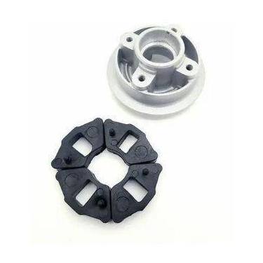 Imagem de Kit Flange + Bucha Da Coroa Shineray Xy50 Jet 50 Phoenix 50 - Fabrec