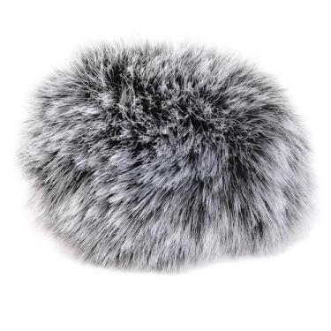 Imagem de Acouto Muff de Pára -brisas de Microfone Peludo para Redução de Ruído - Capa Macia, Portátil e Compacta para Lavalier e Microfones, Ideal para Gravação Interna e Externa