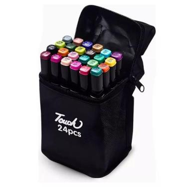 Imagem de Caneta Touch com 24 Cores Ponta Dupla - Touch DMO