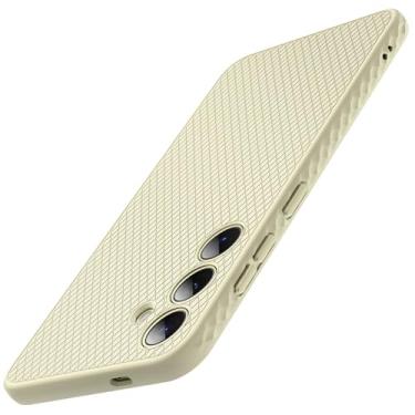 Imagem de JETech Capa Grip para Samsung Galaxy S24, Ajuste Fino em TPU Macio Case Protetora para Telefone com Lente de Câmera Proteção Total, Capinha à Prova de Choque (Creme)