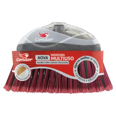 Imagem de Vassoura Cerdas Cruzadas sem Cabo Multiuso Condor