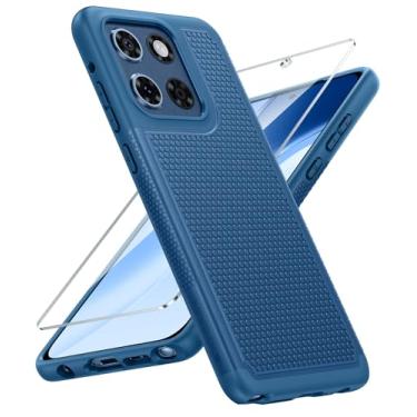 Imagem de FNTCASE Capa para Motorola Moto G-Stylus-5G-2025: Capa protetora de camada dupla para celular resistente à prova de choque resistente com traseira texturizada antiderrapante - proteção militar