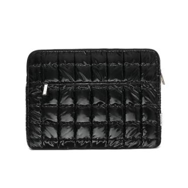 Imagem de Canvas Life 360 Capa protetora de pelúcia para laptop de 14 a 14,4 polegadas compatível com HP, Lenovo, Dell, ASUS, MacBook Pro de 14 polegadas - Design acolchoado (preto, 35.6 cm / 35.6 cm)