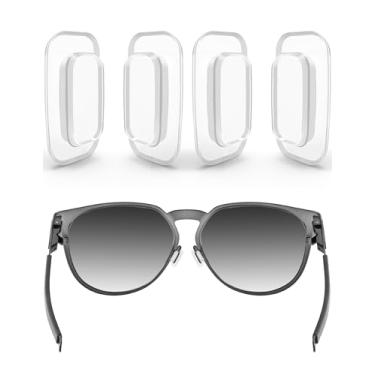 Imagem de ToughAsNails 2 pares de almofadas de nariz transparentes para óculos de sol Oakley Latch Alpha OO4128/Latch Ti/Latch Key M/Latch Key L/Latch Key