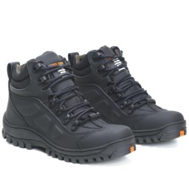 Imagem de Bota Coturno de Segurança em Couro com CA Palmilha em Gel Free Jump 19