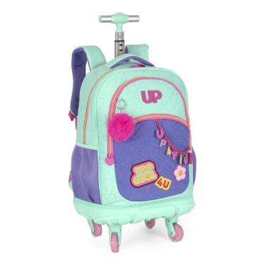 Imagem de Mochila Rodinhas Com Led Rock Star Notebook Up4you