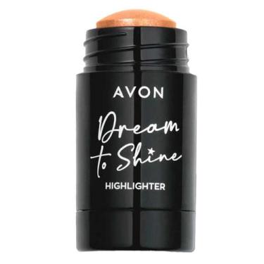 Imagem de Iluminador Facial Em Bastão Avon Dream To Shine Galactic Gold