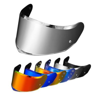 Imagem de PSLER Viseira Stream II - Capacete Stream II Viseira matizada FF808 Pinlock-Ready Face Shield Substituição para Stream II FF808, Prata