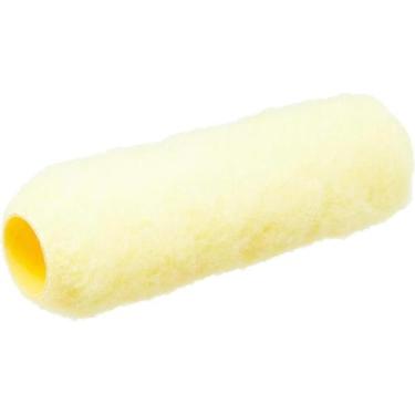 Imagem de Rolo Multiuso para Pintura de Lã Sintética, Tamanho 23cm, Cor Amarela,