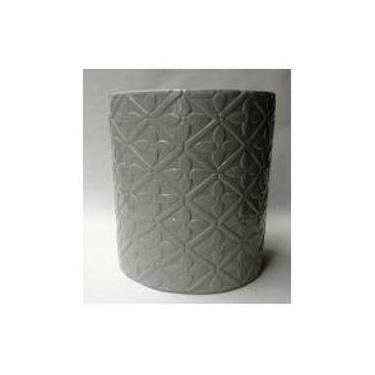 Imagem de GARDEN SEAT DECORATIVO CERÂMICA CINZA 34x46cm