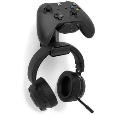 Imagem de Suporte de Parede Sculpy | Printing Lifestyle para 1 Controle Xbox One Sx e 1 Headphone, Preto