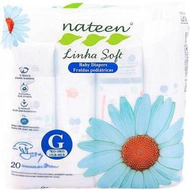 Imagem de Fralda Slip Pediátrica Nateen Soft - 20 unidades - G
