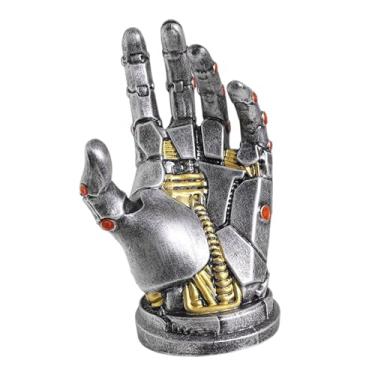 Imagem de Generic Estátua de mão robótica, ornamento de mesa, artesanato, controle de jogo legal, escultura para escritório, lareira, presente de inauguração, M