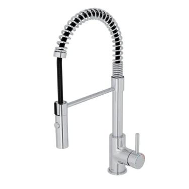 Imagem de Misturador Torneira Alavanca Monocomando Cozinha Spin One Gourmet Água Quente e Fria Deca