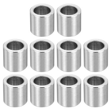 Imagem de PATIKIL Espaçadores de aço inoxidável M8, espaçador de metal com 12 peças, 8 mm ID x 12 mm OD x 12 mm L parafuso para parafuso 5/40.6 cm ou M8