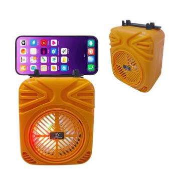 Imagem de Caixinha De Som Bluetooth Led Rgb 10w Suporte Celular Ka-911 - Kapbom,