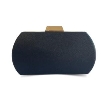 Imagem de Bolsa Clutch Festa Casamento Carteira De Mão Luxo Denise (Preto)