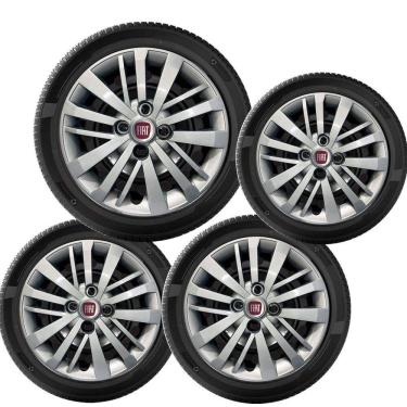 Imagem de 4X Calota Fiat Palio Siena Novo Uno Argo Cronos Aro 14