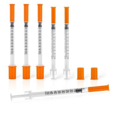Imagem de Seringas Maydeyy 0,5 ml 31G 6 mm Agulha embalada individualmente x100