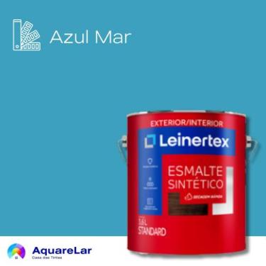 Imagem de Esmalte Sintético Leinertex Brilhante 3,6L, AZUL MAR, 3,6L