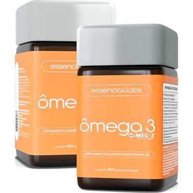 Imagem de 02 POTES DO ÔMEGA 3 EPA DHA 1000mg MEG-3® - TECNOLOGIA AVANÇADA - GORDURA POLIINSATURADA 100% PURA - 90 CÁPSULAS