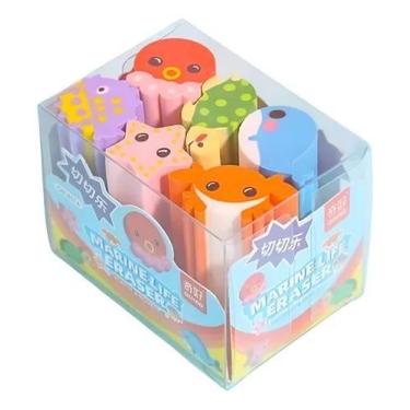 Imagem de Borracha Infantil Divertida em Kit com 6 Unidades - Caravan do Brasil,