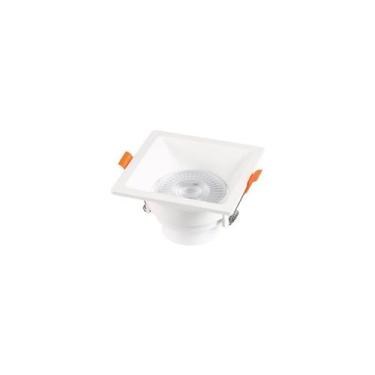 Imagem de Spot de Led Recuado Blumenau 3W Quadrado Branco Bivolt, 6500K - Luz Br
