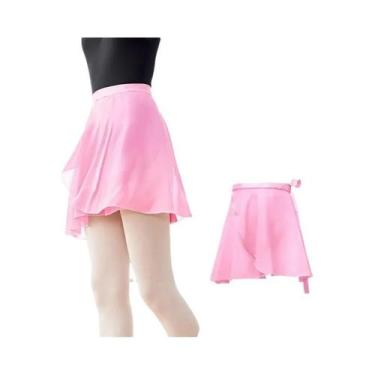 Imagem de Saia Tutu De Chiffon Para Dança, Mini Saia Curta Com Amarração Para Da