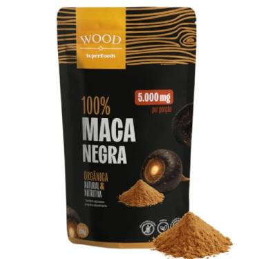 Imagem de Maca Peruana Negra Em Pó Premium 100% Pura 226g Wood