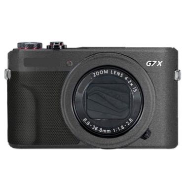 Imagem de Adesivo de capa de câmera G7XII para Canon G7X Mark II película protetora antiarranhões decoração protetora e resistência ao desgaste (cinza escuro)