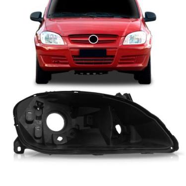 Imagem de Carcaça Farol Celta Prisma 2007 2008 2009 2010 2011 2012 - SP ACESSÓRI