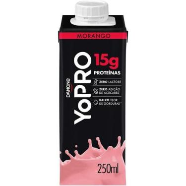 Imagem de Kit c/ 6 YoPRO Bebida Lactea UHT Morango 15g de proteinas