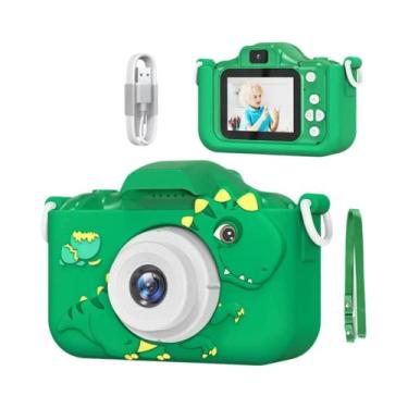 Imagem de Câmera Digital Infantil 1080P HD Com Zoom De 8x, Câmera Dupla, Brinque
