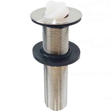 Imagem de Valvula Lavatorio Tanque Pia Longa 7/8 Inox Premium Tampa Silicone  Facil Instalaão