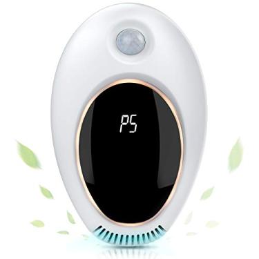 Imagem de Purificador de ar plug-in com luz de sensor de movimento para casa, eliminador de odores, mini purificador de ar de ozônio, desodorizante ionizador para remover o cheiro de animais de estimação