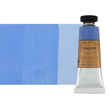 Imagem de Charvin Extra Fine Oil Paint, Royal Blue 20 ml - Triple-Milled, Rich Texture, Poppy Oil-Based, Light-Fast, Handmade, Archival Quality