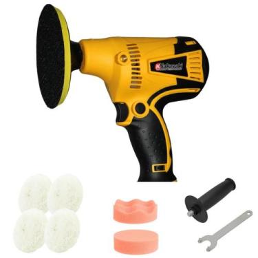 Imagem de Politriz E Polidor Pequeno 900w Super Útil - Knakasaki, Amarela, 110