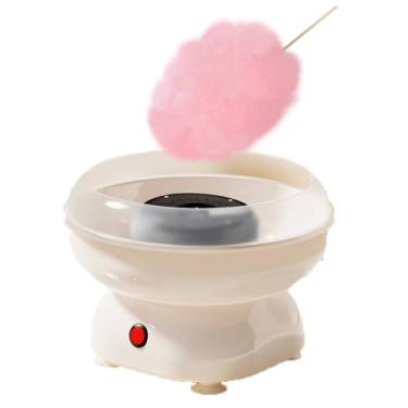 Imagem de Mini MáQuina De AlgodãO Doce,DiâMetro Grande De 270 Mm,Corpo Inteiro Pode Ser Desmontado E Lavado Para AçúCar Ou Doces Com 10 Palitos De Bambu E 1 Colher De AçúCar