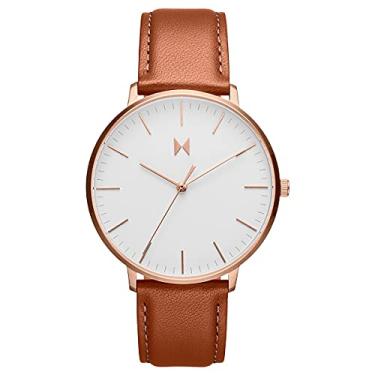 Imagem de Relógio de pulso masculino MVMT Legacy Slim analógico, social, minimalista, resistente à água até 3 atm/30 metros, quartzo japonês premium (42 mm), 42MM