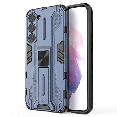 Imagem de SORAKA Capa para Samsung Galaxy S23 Plus 5G com suporte Capa de proteção resistente para Samsung Galaxy S23 Plus 5G Capa com placa de metal para suporte magnético para carro Capa Silm Fit