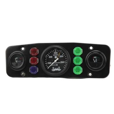 Imagem de 3 Em 1 Medidor Automático de Temperatura água Tacômetro Painel de Instrumentos de Nível de óleo Veículo Trator 12V
