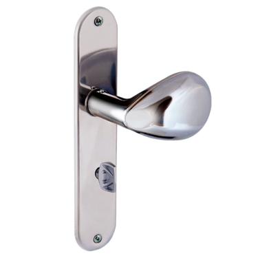 Imagem de Fechadura Golf para Banheiro Inox Polido F2800/80 - 64099 - ALIANÇA