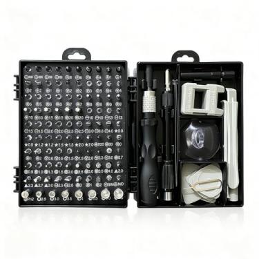 Imagem de BOROLA Conjunto de chaves de fenda de precisão 115 em 1, kit de ferramentas de reparo magnético com biela e barra de extensão para celular, computador, computador, laptop, telefone eletrônico