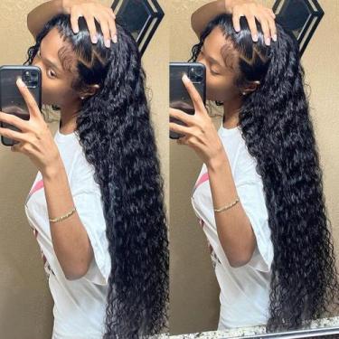 Imagem de Peruca Bangjazz HD Lace Frontal 71 cm Cabelo humano 180% de densidade
