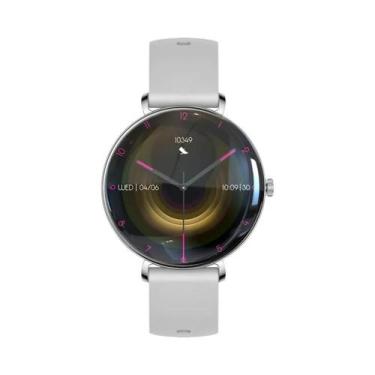 Imagem de Relógio Inteligente Feminino 466x466 AMOLED Ultra Fino Com Tela Curva 