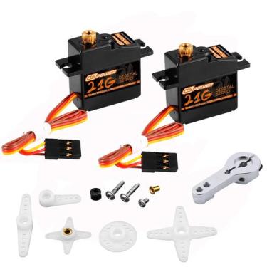 Imagem de Servo digital DSPOWER 21g Full Metal Gear para carro RC
